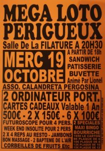 Loto Calandreta Périgueux 19 octobre 2022